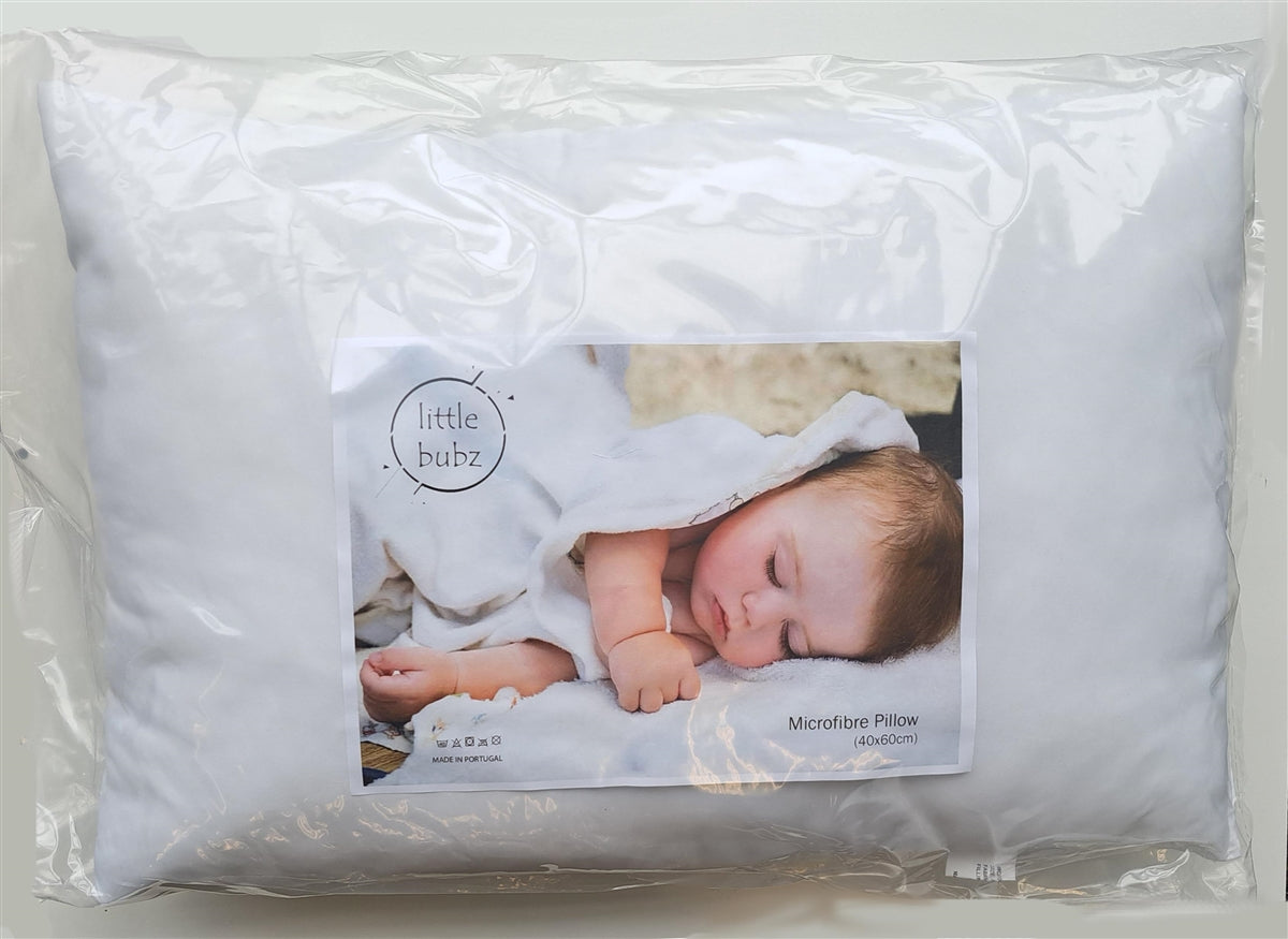 Little Bubz Micro Fibre Cot Pillow 40cm x 60cm
