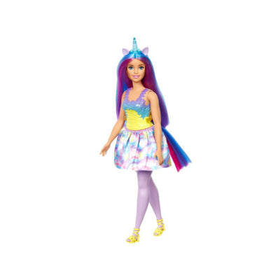 Barbie Dreamtopia Unicorn Doll With Rainbow Hair And Accessories HGR20