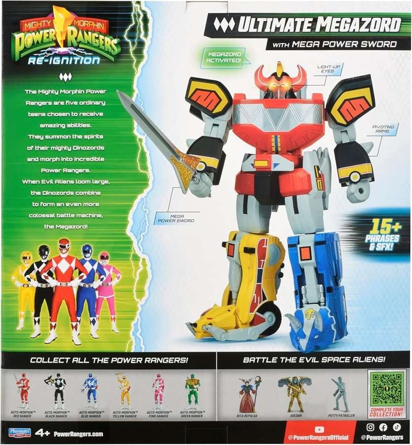 Power Rangers Mighty Morphin' Re-Ignition Action Figure Ultimate Megazord