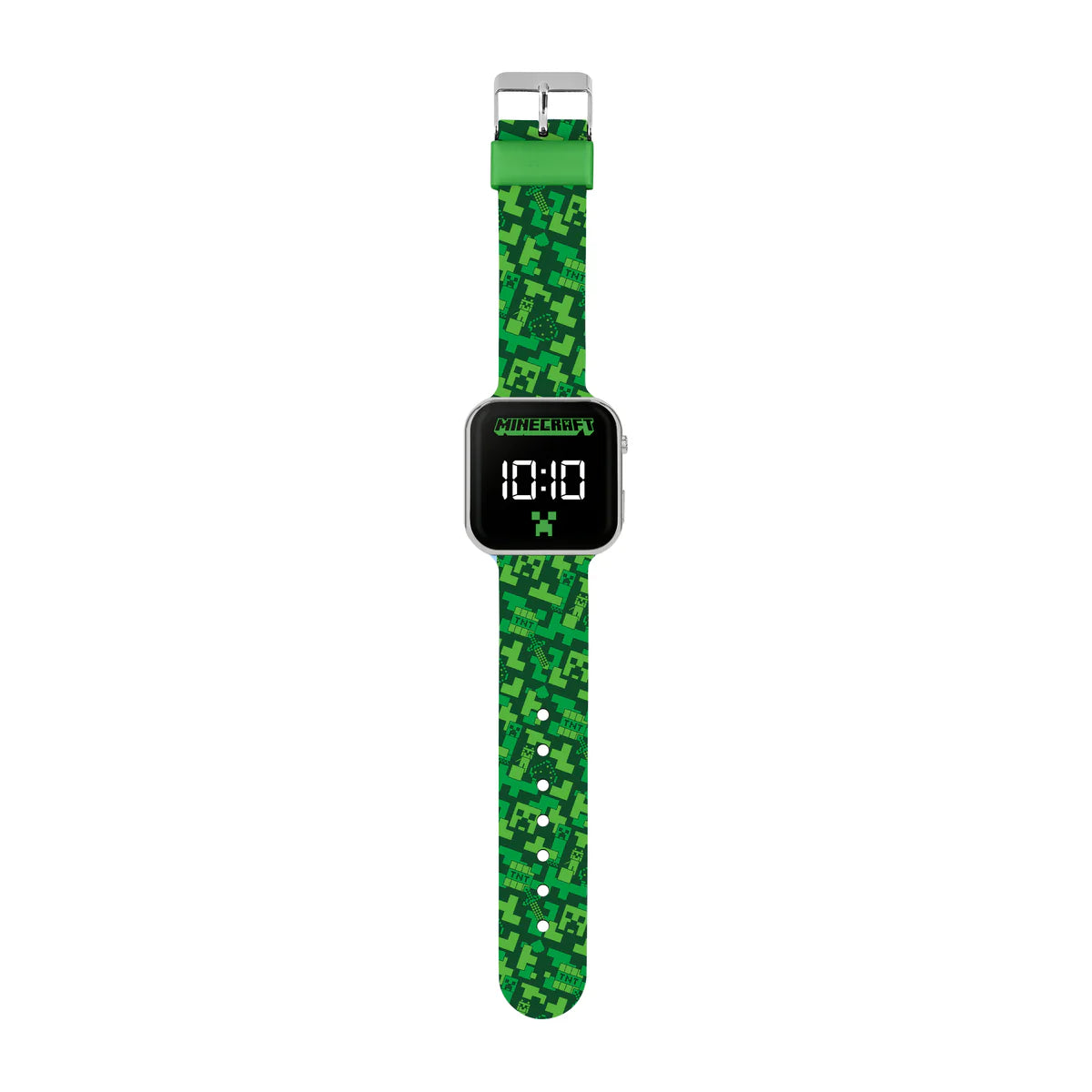 Minecraft LED Watch Green Strap
