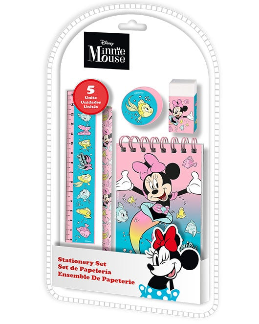 Minnie Mouse 5pc Stationary Set