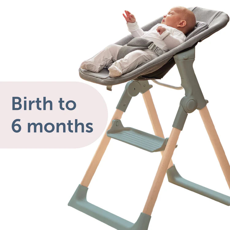 Baby Elegance Mash High Chair Bundle Complete Sage