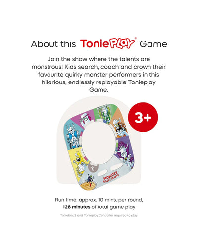 Tonies 2 Tonieplay Game Monsters Talent Search Disc With 6 Cards