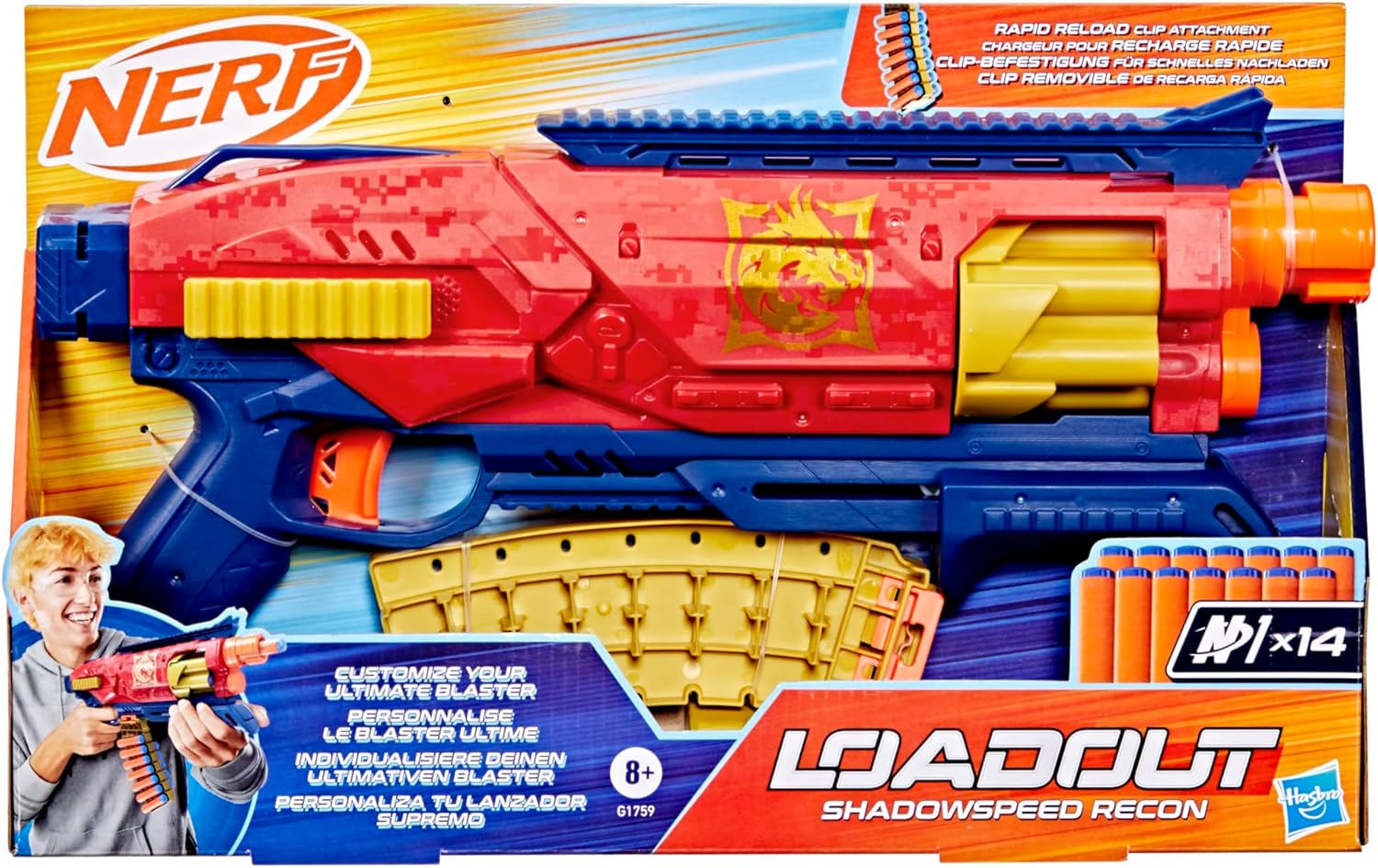 Nerf Loadout Shadowspeed Recon Dart Gun