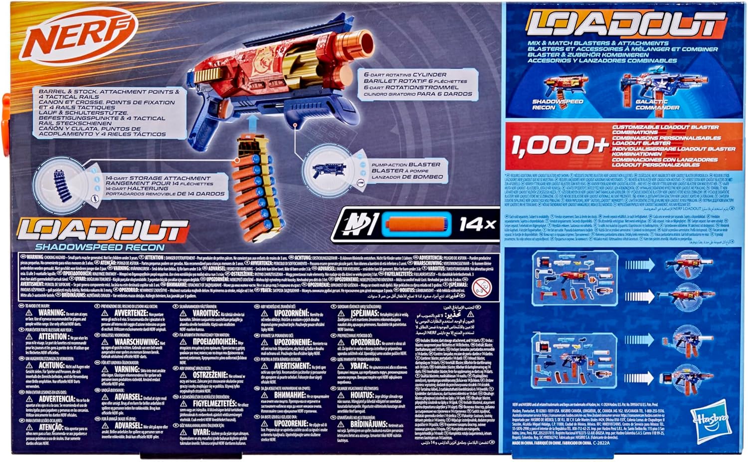 Nerf Loadout Shadowspeed Recon Dart Gun