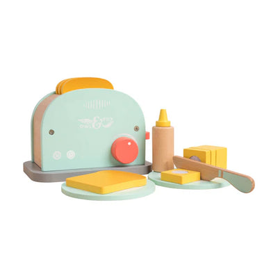 Owl And Fox Wooden Toaster Playset