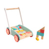 Owl And Fox Wooden Baby Walker And Blocks