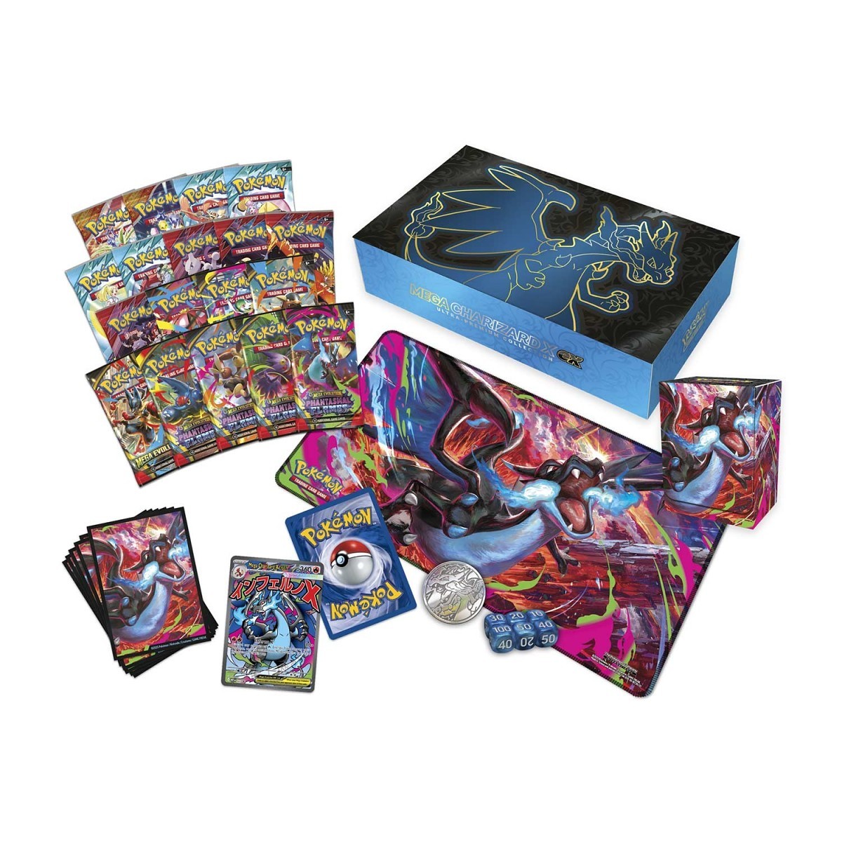 Pokemon Trading Card Game Mega Charzard X ex Ultra Premium Collection