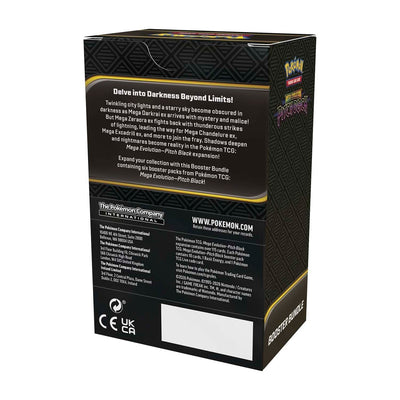 Pokemon TCG Mega Evolution Pitch Black 6 Pack Sealed Bundle