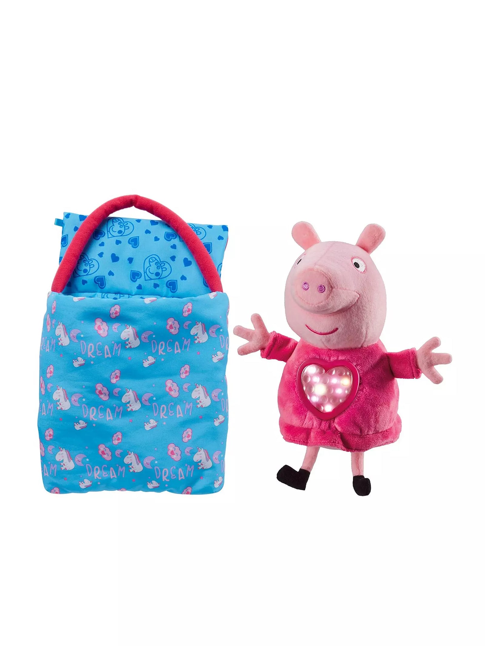 Peppa Pig Sleepover Peppa Soft Toy With Lullaby Music