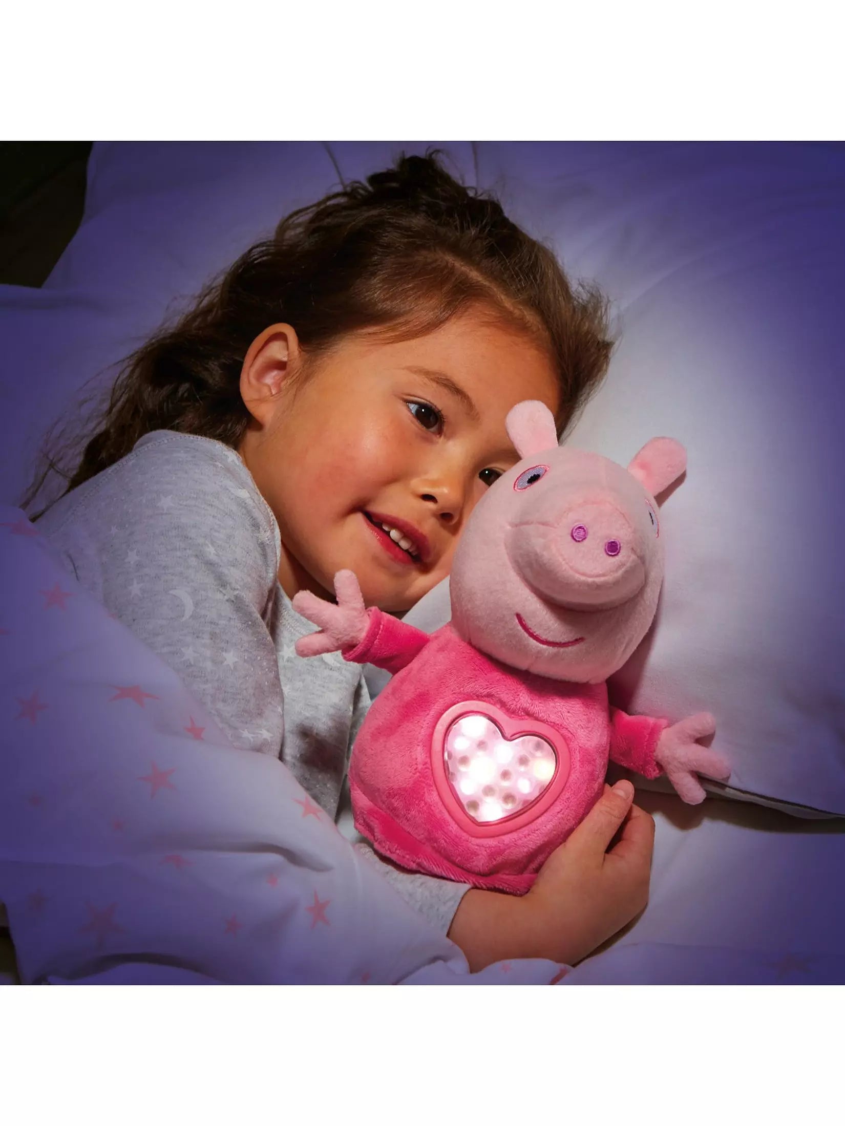 Peppa Pig Sleepover Peppa Soft Toy With Lullaby Music