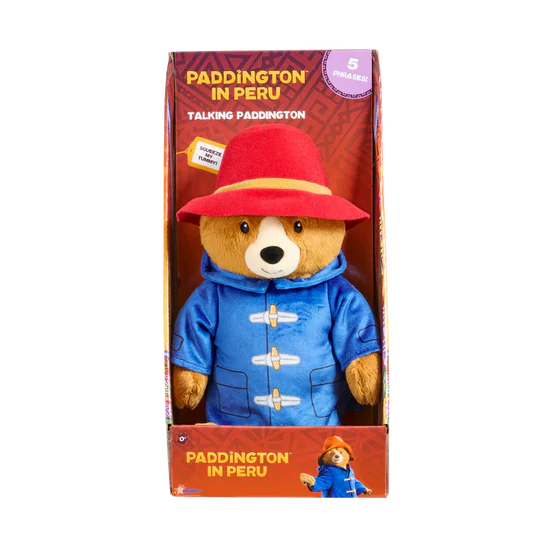 Paddington Bear Paddington In Peru Talking Paddington Soft Toy