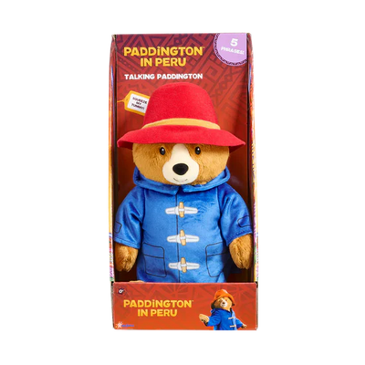 Paddington Bear Paddington In Peru Talking Paddington Soft Toy