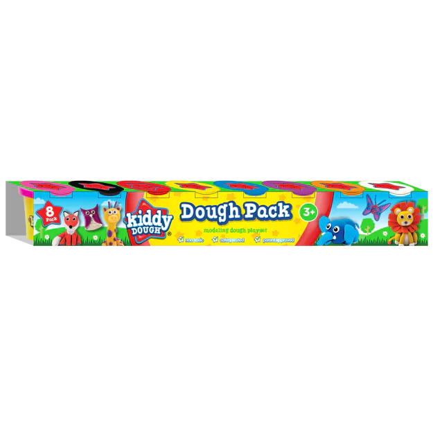 Kiddy Dough Play-Doh 8pc Dough Pack