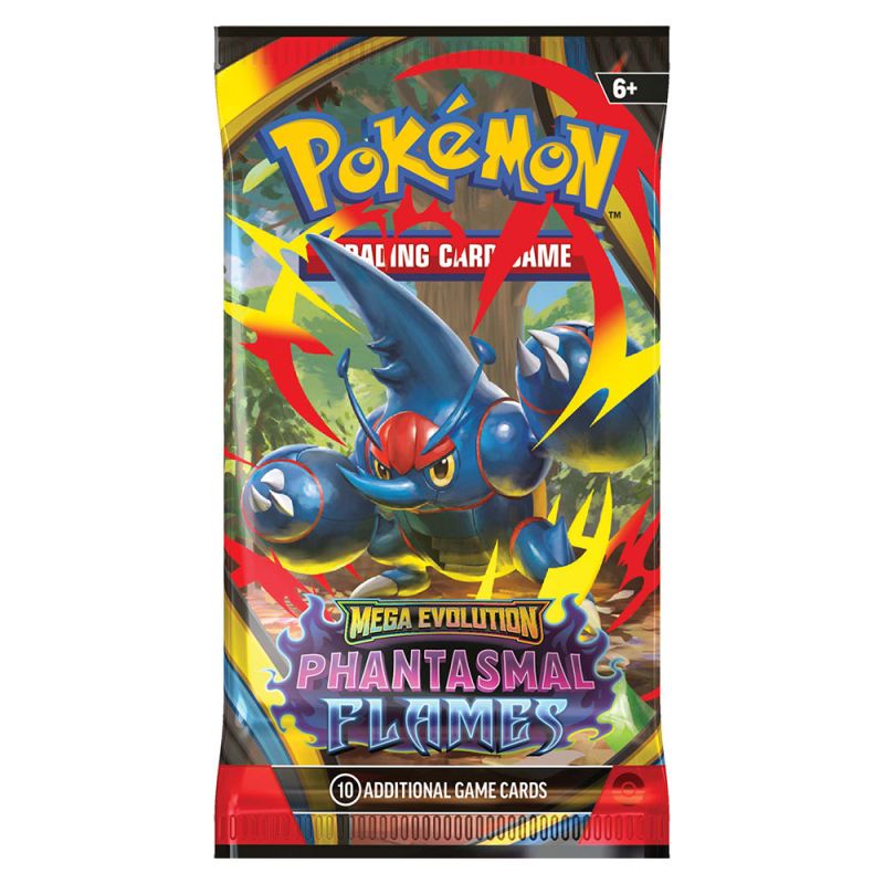 Pokeman Trading Card Game Mega Evolution Phantasmal Flames Booster Pack