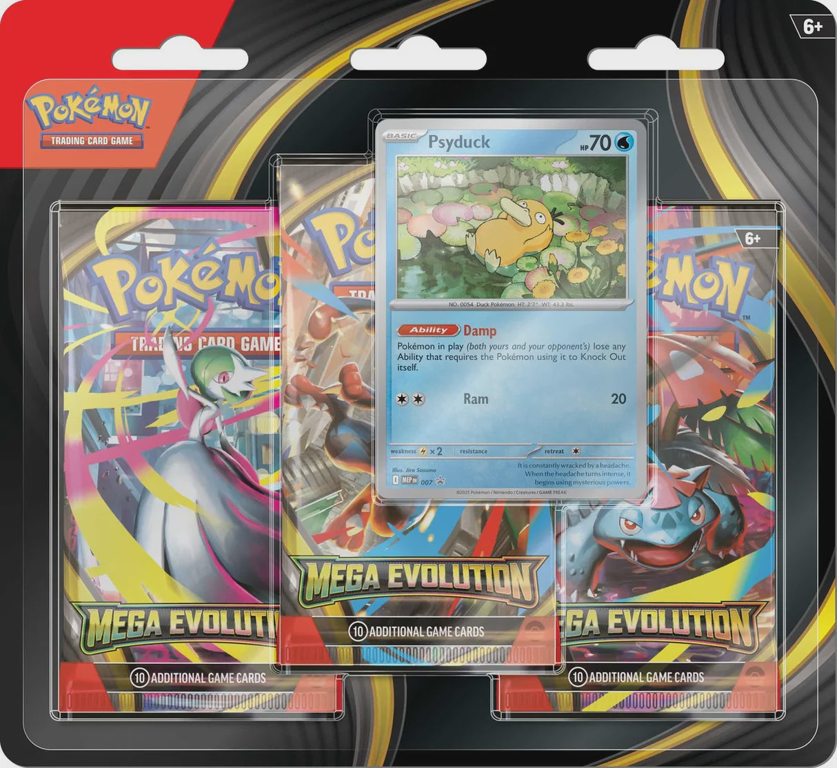 Pokemon Trading Card Game Mega Evolution 3 Pack
