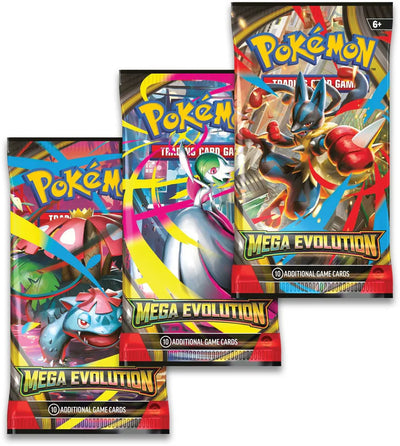 Pokemon Trading Card Game Mega Evolution 3 Pack