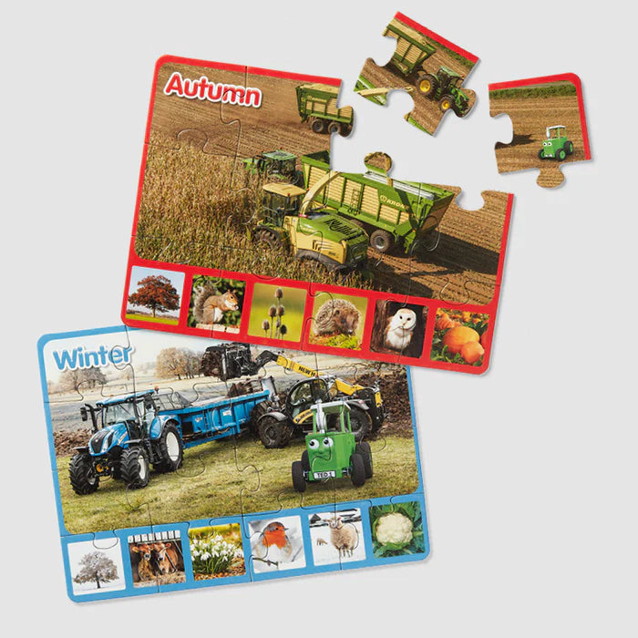Tractor Ted 4 Jigsaw Puzzles In A Box Seasons