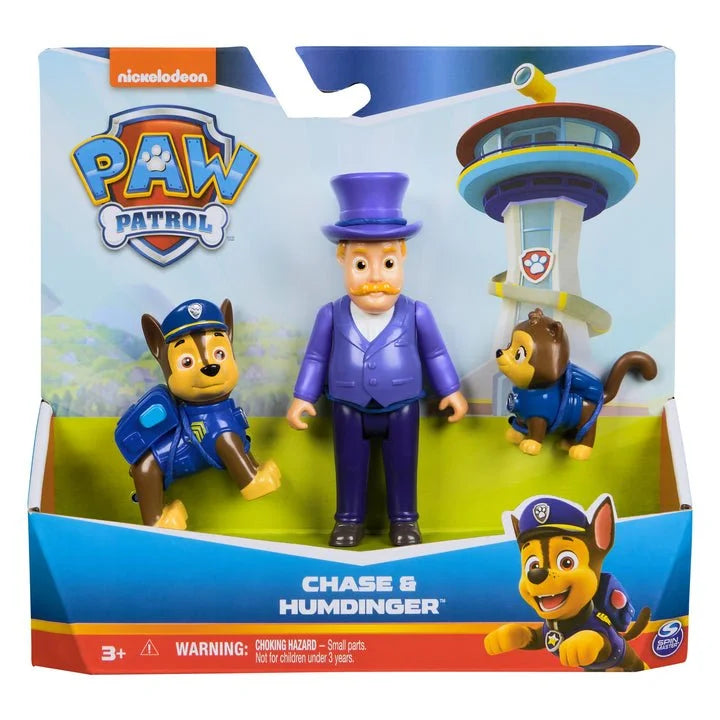 Paw Patrol Hero Pup Figure Pack Chase And Humdinger