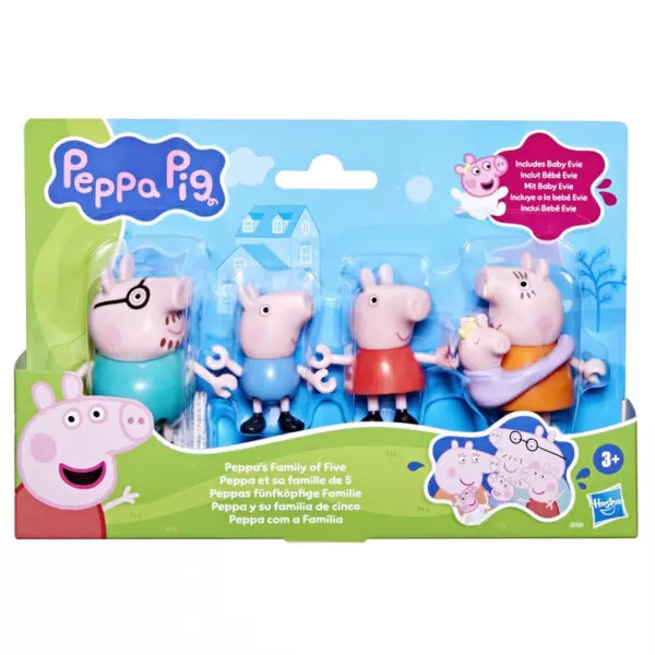 Peppa Pig Family Of 5 Figure Pack