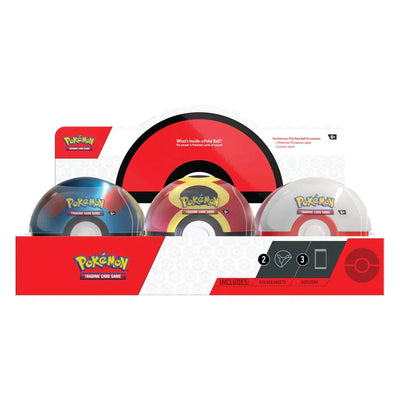 Pokemon Trading Card Game Poke Ball Tin Assorted