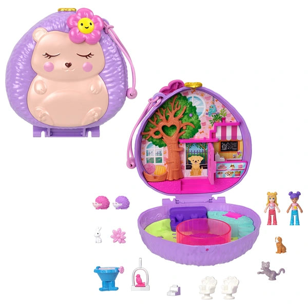 Polly Pocket Hedgehog Coffee Shop Compact