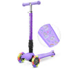 Bold Cube Teeny Fold 3 Wheel Foldable Scooter Unicorn Purple 3-8 Years