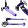 Bold Cube Teeny Fold 3 Wheel Foldable Scooter Unicorn Purple 3-8 Years