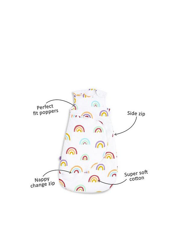 SnuzPouch Sleeping Bag - 2.5 TOG / 0-6 Months - Colour Rainbow