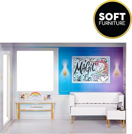 Rainbow High 3 Storey Wooden Townhouse Doll House Set