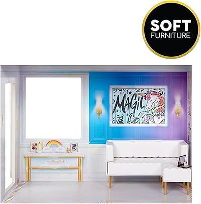 Rainbow High 3 Storey Wooden Townhouse Doll House Set