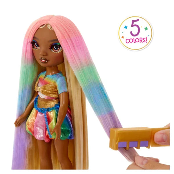 Rainbow High Doll Hair Chalk And Style Meline