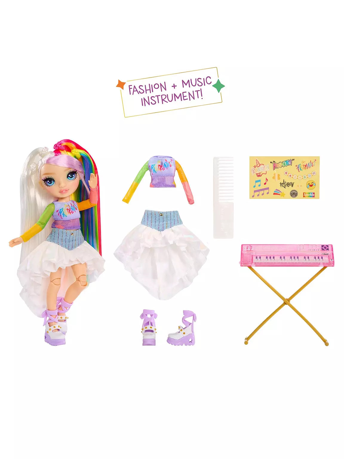 Rainbow High Junior High Rock Band Doll Amaya Raine