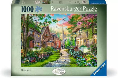 Ravensburger Church Lane 1000pc Jigsaw Puzzle