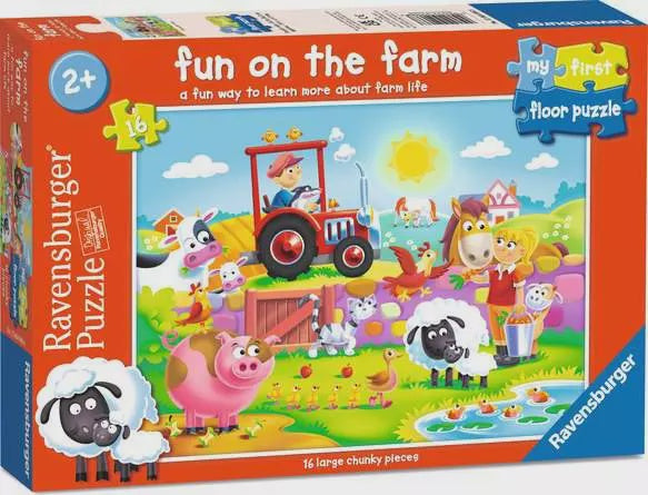 Ravensburger Fun On The Farm 16pc Floor Puzzle