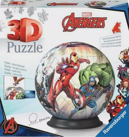 Marvel Avengers 12.9cm 3D Jigsaw Puzzle