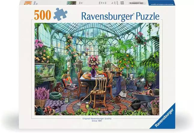 Ravensburger Greenhouse Mornings 500pc Jigsaw Puzzle
