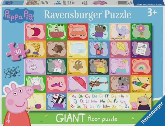 Peppa Pig 30pc Giant Alphabet Floor Jigsaw Puzzle
