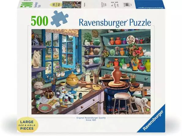 Ravensburger Pottery Studio Sanctuary 500pc Jigsaw Puzzle