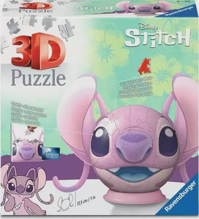 Disney Stitch 17.5cm 3D Jigsaw Puzzle Angel With Ears