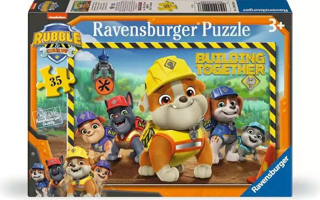Paw Patrol Rubble And Crew 35pc Jigsaw Puzzle