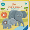 Play Shhh Who's There Baby Animals Infant Book 12m+