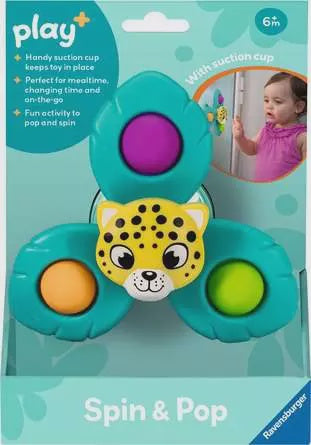 Play Spin And Pop Infant Toy Leopard