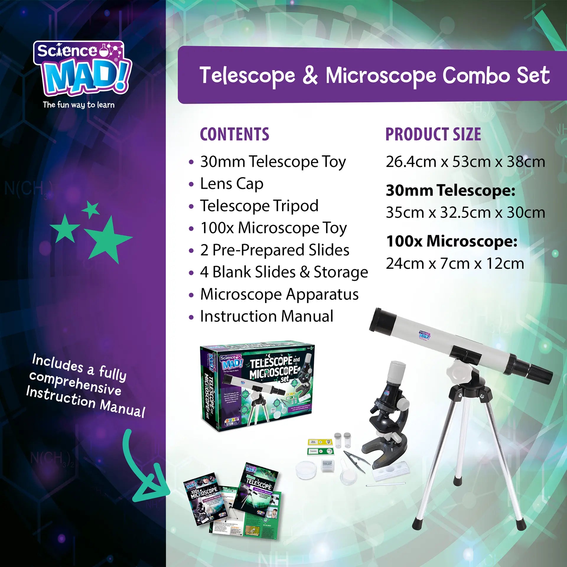 Science Mad Telescope And Microscope Set