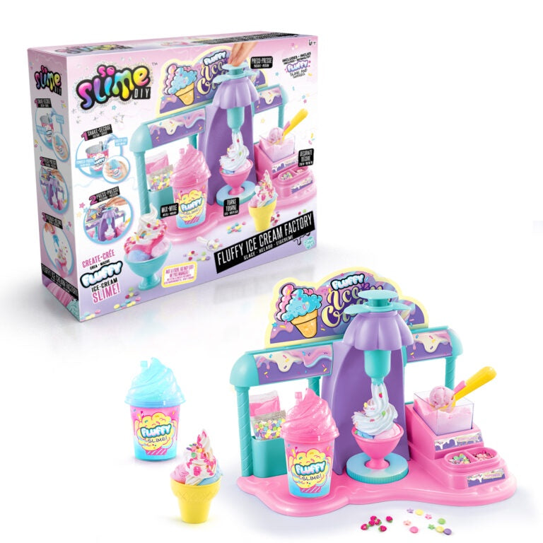 So Slime Fluffy Ice Cream Factory Slime Playset