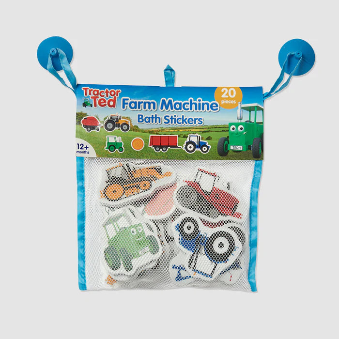 Tractor Ted Farm Machine Bath Stickers Bath Toy