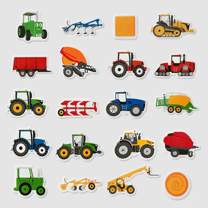 Tractor Ted Farm Machine Bath Stickers Bath Toy