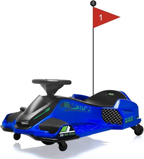 Kayto 24v 360 Drift Kart Blue