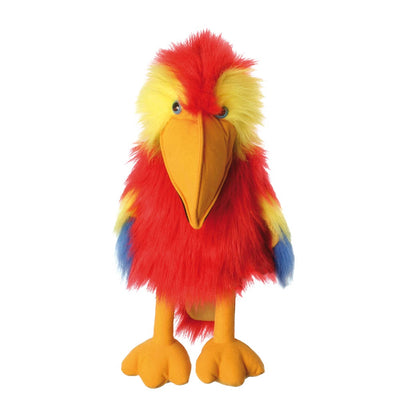 The Puppet Company Large Birds Hand Puppet Scarlet Macaw