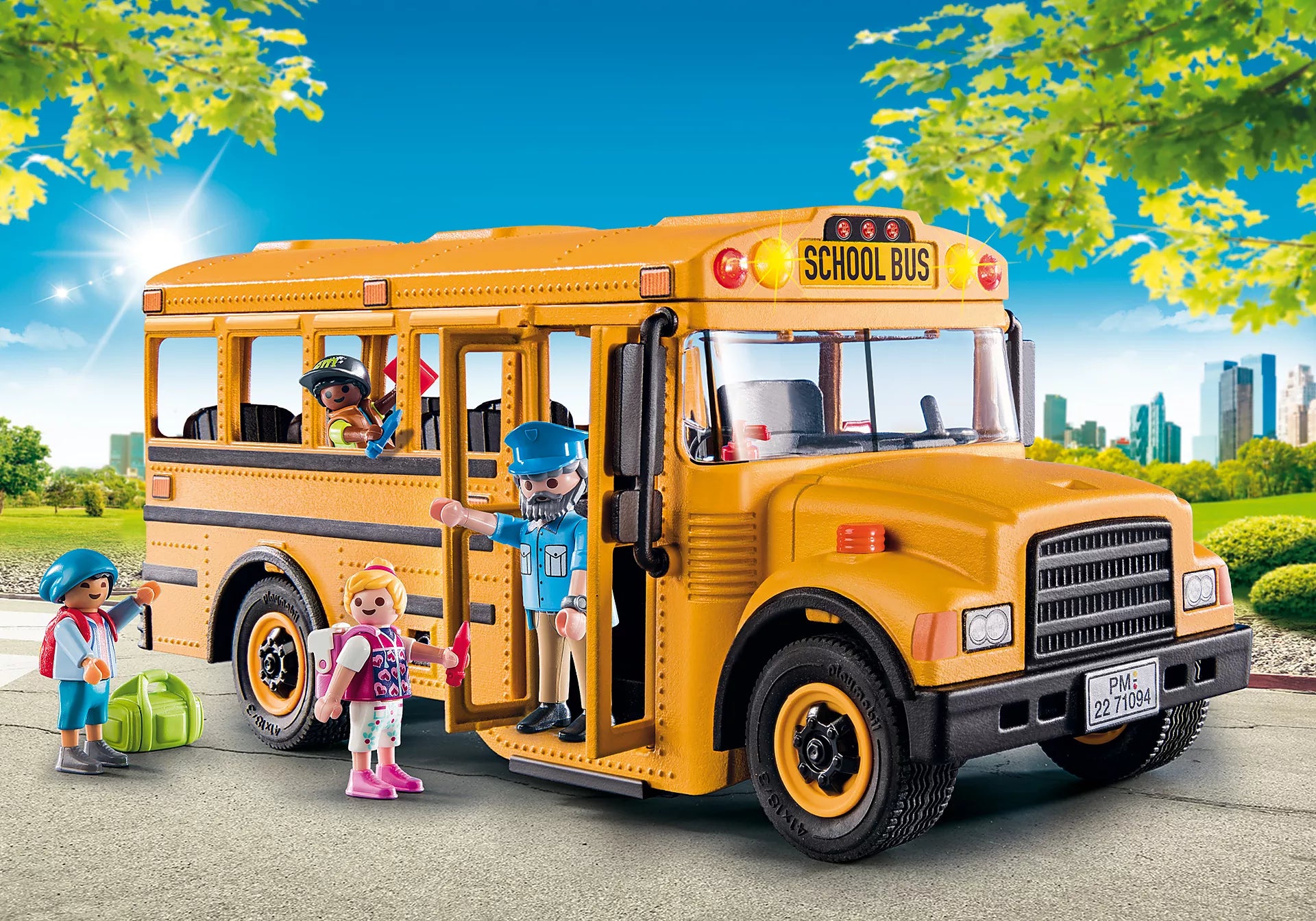 playmobil school bus argos